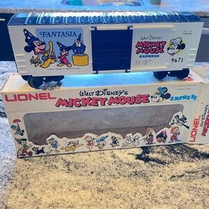 Lionel 6-9671 Fantasia Hi-Cube Boxcar Mickey Mouse Express Vintage 1970's NIB